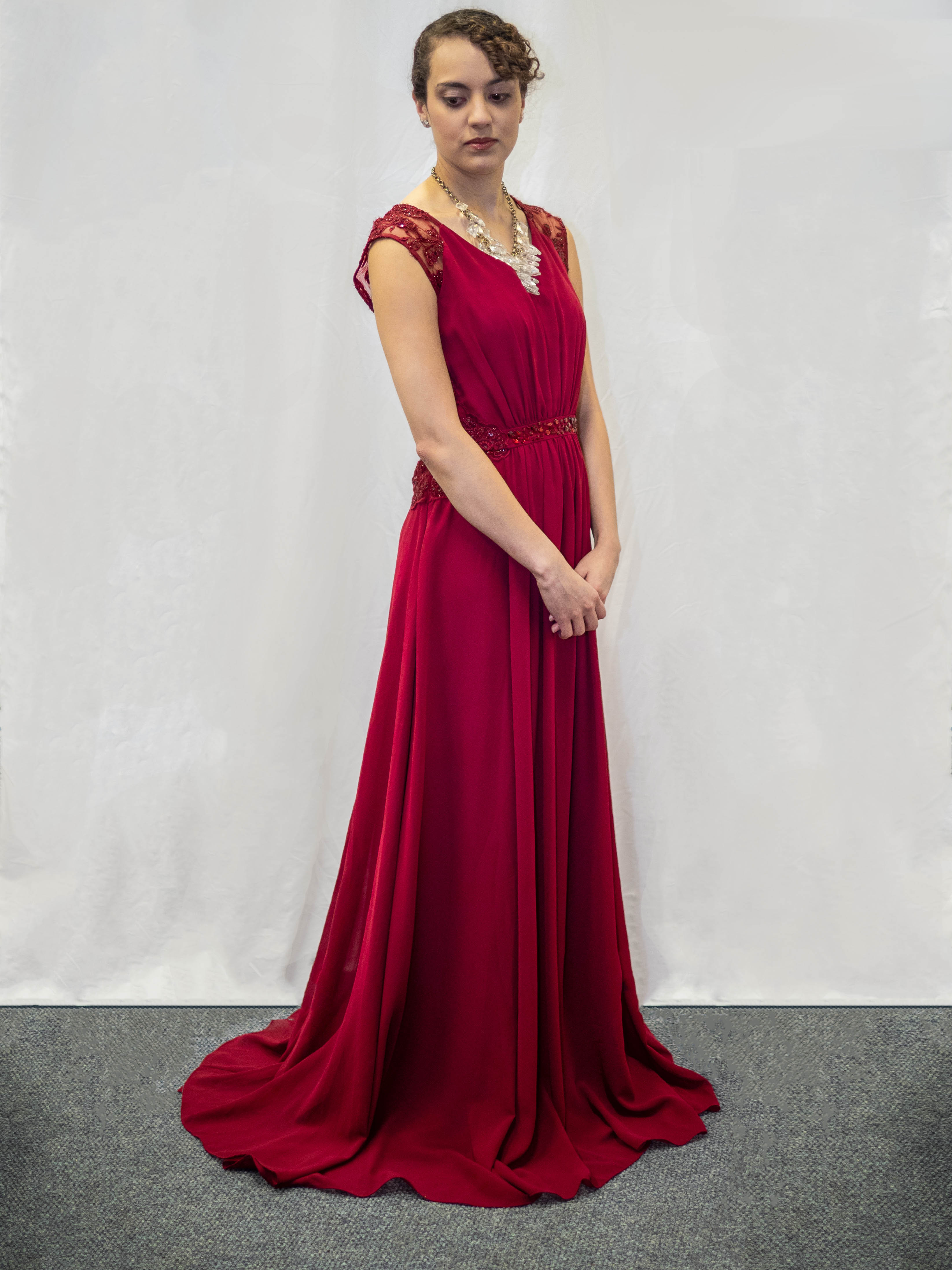 Dark-red-gown-side